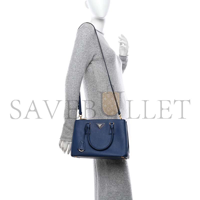 Pra*a medium galleria saffiano leather bag 1ba863 (28*19.5*12cm)